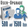 Upgrade von 500 auf 1500 User