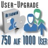 Upgrade von 750 auf 1000 User