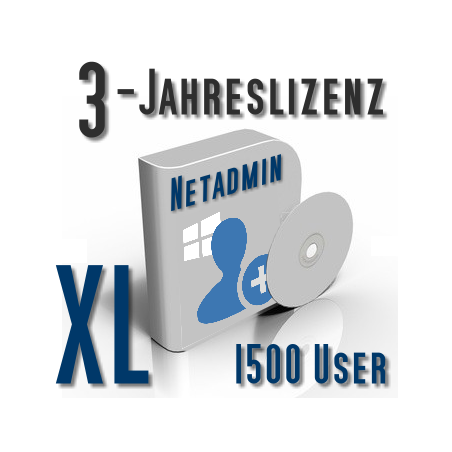 Update 3-Jahreslizenz Netadmin 2027 XL (1500 User)