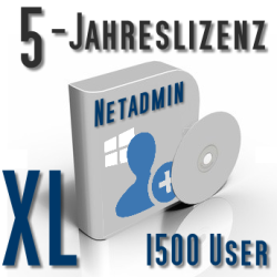 Update 5-Jahreslizenz Netadmin 2027 XL (1500 User)